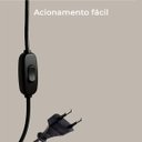 Ver imagem 6 de Luminaria de Chao Abajur Articulado Estencivel Escritorio Sala Quarto Leitura Estudo Sofisticada Ele