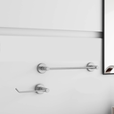 Ver imagem 4 de Kit de Acessórios para Banheiro Escovado 2 Peças Grego Metal 2010at