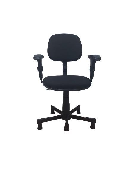 Cadeira para Costureira Nr17 Ergonomica com Braços preta - 1