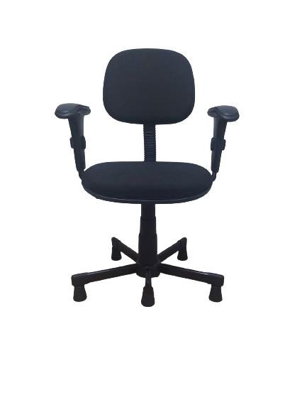 Cadeira para Costureira Nr17 Ergonomica com Braços preta - 5