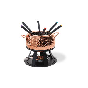 Conjunto para Fondue Brinox Fondue & Petiscos 11 Peças Cobre