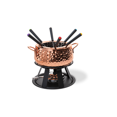 Conjunto para Fondue Brinox Fondue & Petiscos 11 Peças Cobre