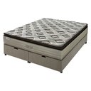 Ver imagem 2 de Cama Box Baú King Molas Ensacadas Comfort Pillow Fabrispuma