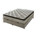 Ver imagem 6 de Cama Box Baú King Molas Ensacadas Comfort Pillow Fabrispuma