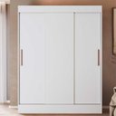 Ver imagem 1 de Guarda-Roupa 3 Portas Correr 2 Gavetas Flórida Multimóveis VCR4142 Branco