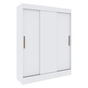 Ver imagem 2 de Guarda-Roupa 3 Portas Correr 2 Gavetas Flórida Multimóveis VCR4142 Branco