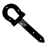 Par Dobradiça de Porteira Ferradura Pesada N°06 (51,5cm) - 1