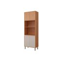 Ver imagem 3 de Paneleiro de Cozinha Divina Torre Quente com 4 Portas 2 Fornos 70cm Freijo-off White - Mgm