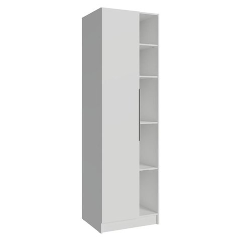 Guarda-Roupa Modulado 1 Porta 5 Nichos Branco Neo Madesa