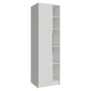 Ver imagem 1 de Guarda-Roupa Modulado 1 Porta 5 Nichos Branco Neo Madesa