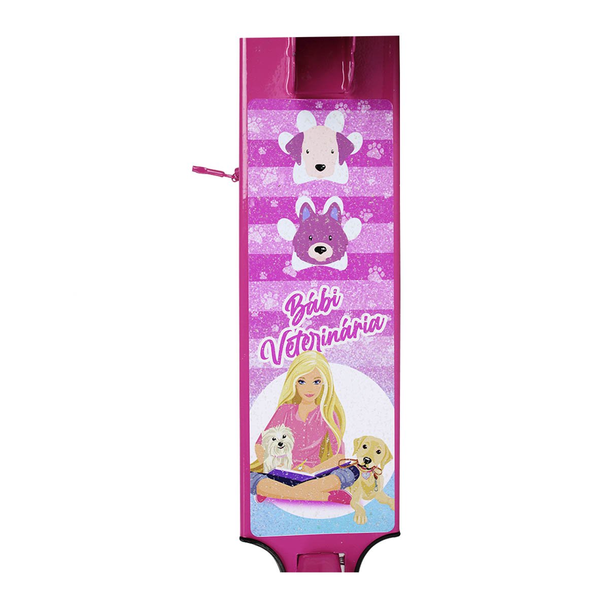 Patinete Infantil Yupitoys + Kit Proteção Capacete Joelheira - Rosa - 4