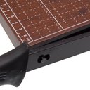 Ver mais imagens de Guilhotina Base Madeira 30cm Papel Trava Guia Lorben