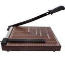 Ver imagem 2 de Guilhotina Base Madeira 30cm Papel Trava Guia Lorben