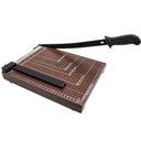 Ver imagem 3 de Guilhotina Base Madeira 30cm Papel Trava Guia Lorben