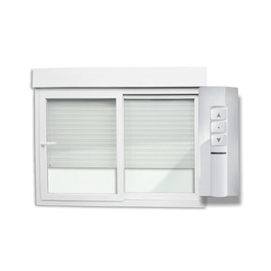 Janela de Pvc Acústica com Motor e Persiana Integrada - 140x120