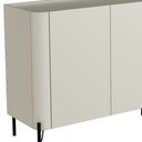 Ver mais imagens de Buffet para Sala de Jantar 4 Portas 1 Gaveta Pés Industrial Preto Naim I03 Luna - Lyam