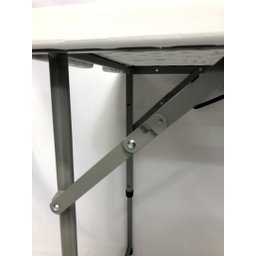 Mesa Dobrável Vira Maleta com 3 Regulagens de Altura Cor Branca - 5