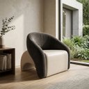 Ver imagem 1 de Poltrona Decorativa Confortável Pé Palitos:Veludo Chumbo