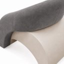 Ver imagem 7 de Poltrona Decorativa Confortável Pé Palitos:Veludo Chumbo
