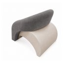 Ver imagem 5 de Poltrona Decorativa Confortável Pé Palitos:Veludo Chumbo