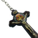 Ver imagem 5 de Chaveiro Cruz Crucifixo Medalha de São Bento