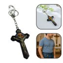 Ver imagem 3 de Chaveiro Cruz Crucifixo Medalha de São Bento