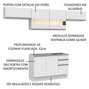 Ver imagem 5 de Cozinha Marina Branco com Armário e Balcão Madesa