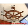 Lustre Luminária Pendente 65cm Leme De Navio Rústico 1B - 2