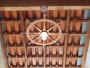 Ver imagem 7 de Lustre Luminária Pendente 65cm Leme de Navio Rústico 1b