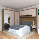 Ver imagem 3 de Módulo Roupeiro de 38cm com 1 Porta Eucamóveis Paris - 323