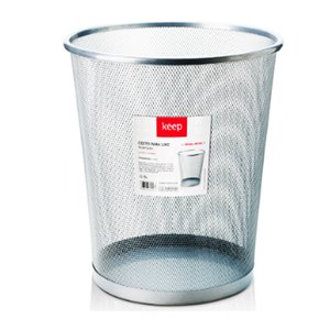 Lixeira de Metal Telada 12 Litros