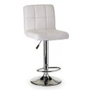 Ver imagem 1 de Banqueta Estofada Base Cromada 6609 Branco