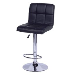Banqueta Estofada Base Cromada 6609  - 2
