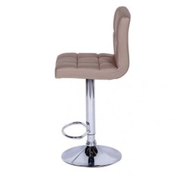 Banqueta Estofada Base Cromada 6609  - 4