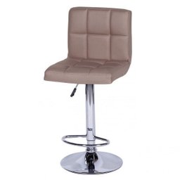 Banqueta Estofada Base Cromada 6609  - 2
