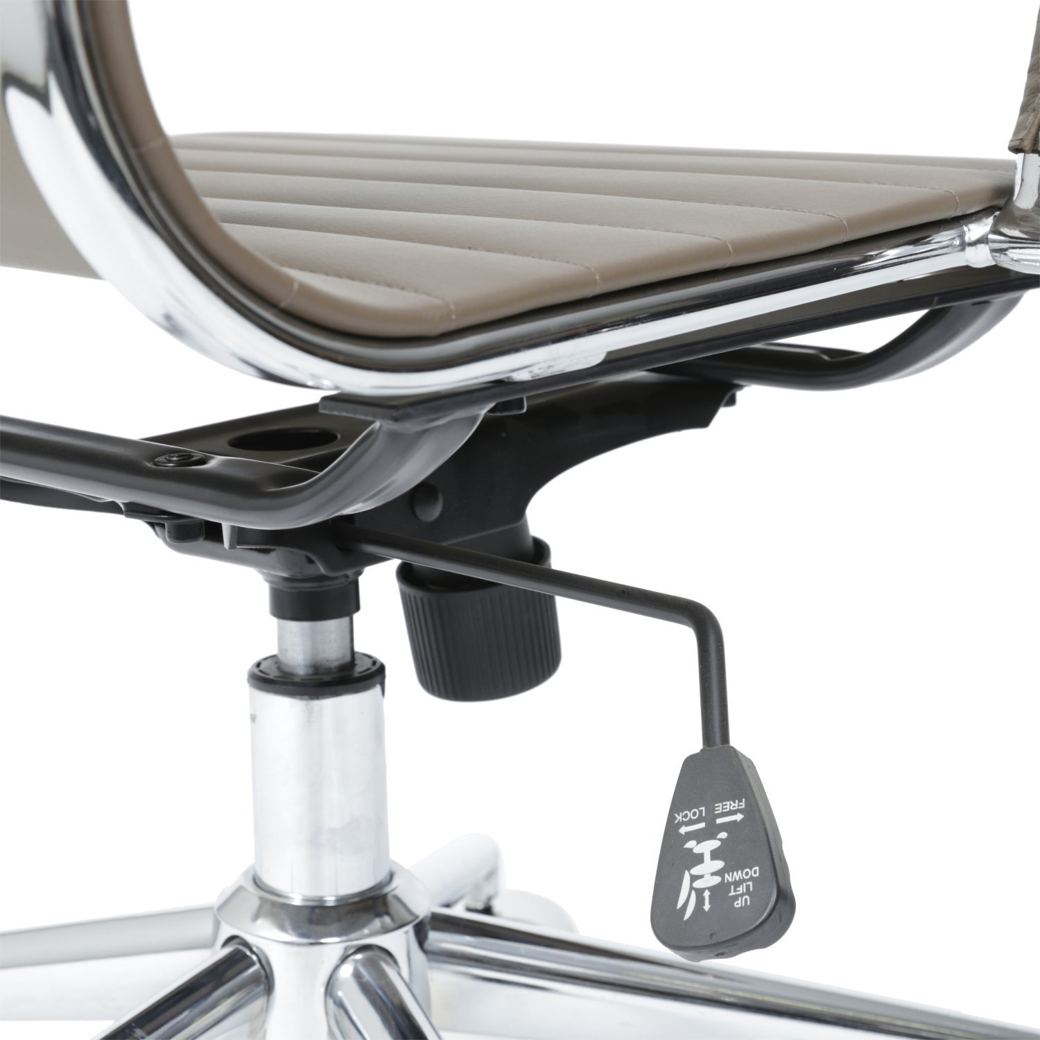 Cadeira para Escritório Diretor Esteirinha com Relax Corino 3301 Or Design - 6