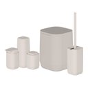 Ver imagem 1 de Kit de Banheiro Completo com Lixeira de Piso/Parede ou 6 Peças Linha Aura