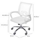 Ver imagem 4 de Cadeira Escritorio Diretor Tela Mesh com Relax Tok 3310