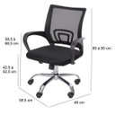 Ver imagem 4 de Cadeira Escritorio Diretor Tela Mesh com Relax Tok 3310