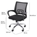 Ver imagem 4 de Cadeira Escritorio Diretor Tela Mesh com Relax Tok 3310 Preto