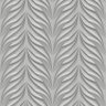 Papel de Parede Efeito Gesso 3D Desenho Vertical Cinza 10m - 1
