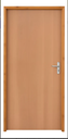 Ver imagem 1 de Porta de Madeira Lisa Imbuia Batente 9 cm