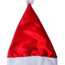 Ver imagem 3 de Gorro Touca de Papai Noel em Cetim Linha Luxo