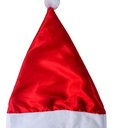 Ver imagem 3 de Gorro Touca de Papai Noel em Cetim Linha Luxo