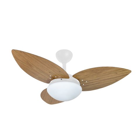 Ventilador de Teto Infinity Lótus Branco 3 Pás Freijó 220 V 1025 Lótus 3P