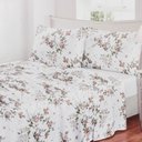 Ver imagem 2 de Jogo de Cama Solteiro 2 Peças Jolitex Ternille 300 Fios - Toque de Seda - Floral