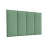 Cabeceira Estofada para Cama de Solteiro Dobrável Feita em MDF/MDP - D&V Tapeçaria: Verde Menta - 2