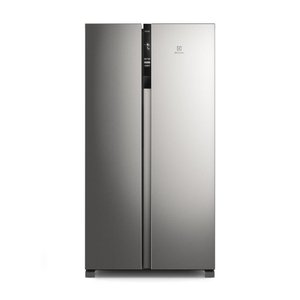 Geladeira Electrolux Side by Side Frost Free 435L Efficient AutoSense Inverter Inox Look IS4S - 220V