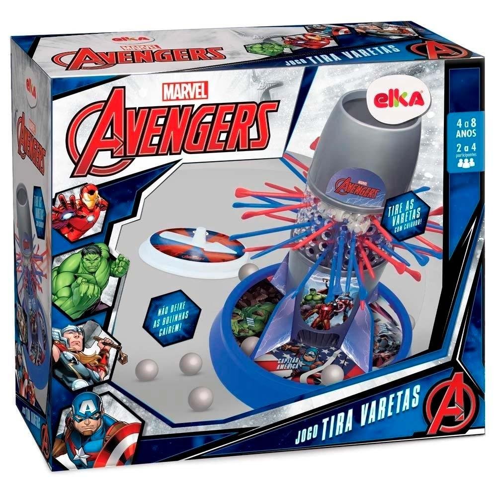 Jogo Infantil - Tira Varetas - Marvel - Avengers - Elka - 3