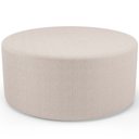 Ver imagem 1 de Puff Redondo Orgânico para Living 90cm Lola W01 Bouclê Creme - Lyam Decor